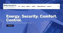 Desktop Screenshot of pritchettcontrols.com
